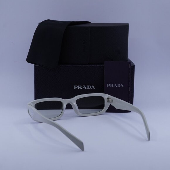 Prada PRB06S 26A40I Rectangle Sunglasses – Dust\\Light Grey main image 7